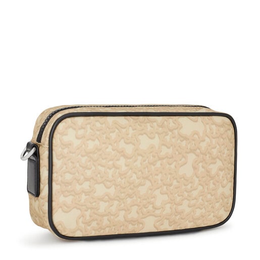 Beige nylon Kaos Mini Evolution crossbody reporter bag TOUS