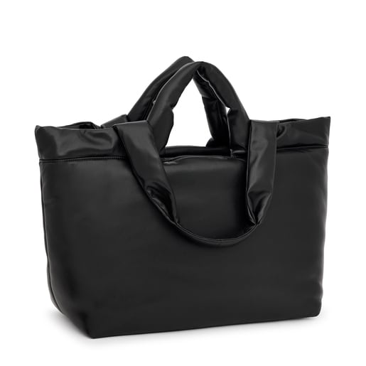 Large black Tote bag TOUS Carol