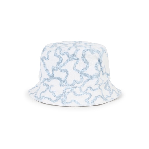 Terry cloth baby hat in Kaos blue