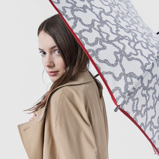Large beige and black Kaos Icon umbrella