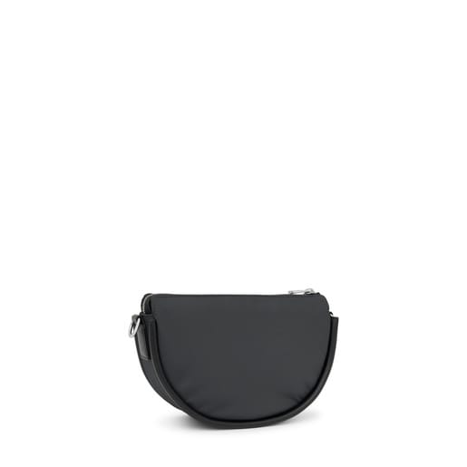 Μεσαίου μεγέθους τσάντα χιαστί TOUS Miranda Soft σε σκούρο γκρι χρώμα
