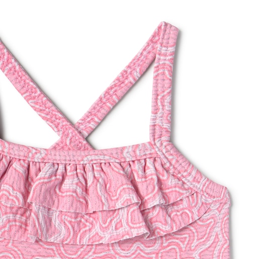 Girls swimsuit in MKaos pink