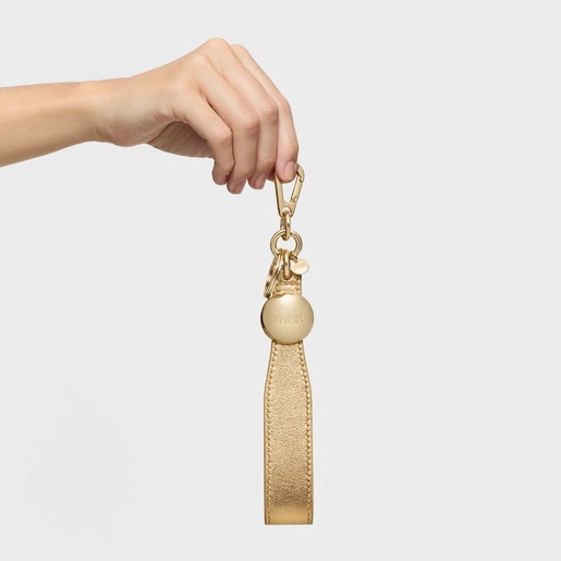 Gold Keychain TOUS Metal Ball