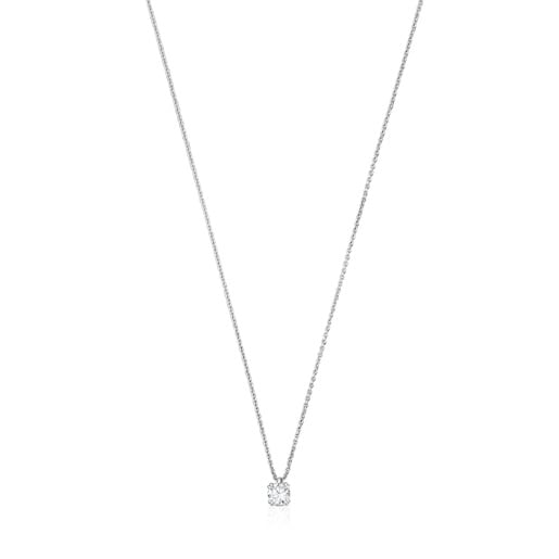 Gargantilla de platino con diamante talla brillante creado en laboratorio 0,25 ct TOUS Essentials LGD