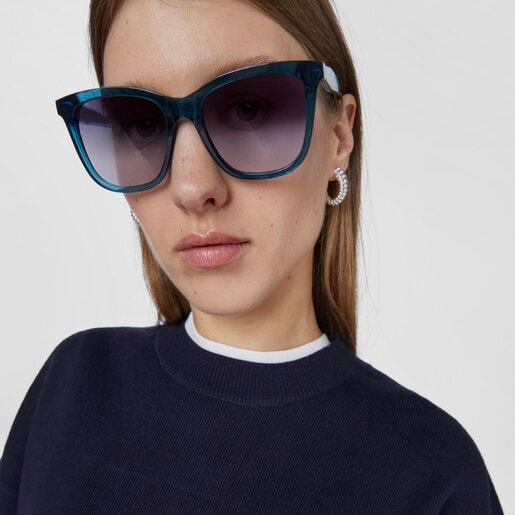 Niebieskie okulary przeciwsłoneczne Lauper