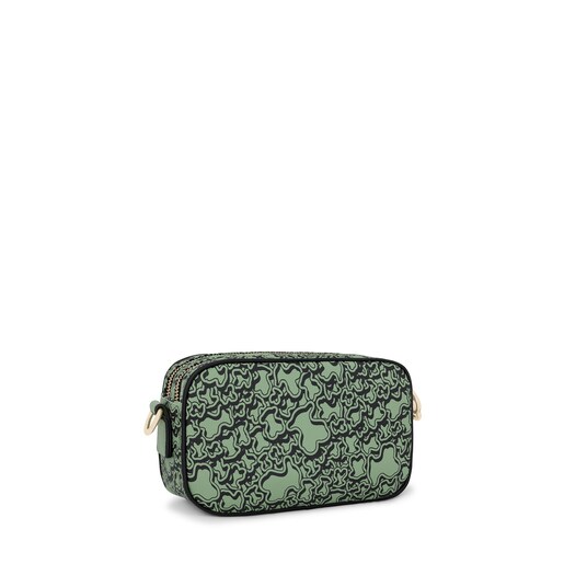 Khaki TOUS Kaos Mini Evolution Crossbody reporter bag