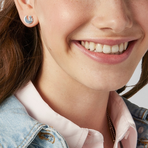 Nocturne Earrings in Silver