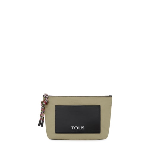 Khaki TOUS Empire Cotton Toiletry bag