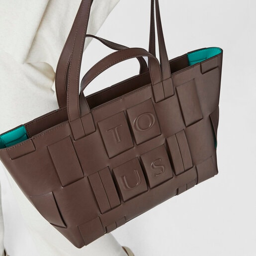 Коричневая сумка-тоут TOUS Damas