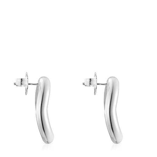 Silver TOUS Hav Circle earrings