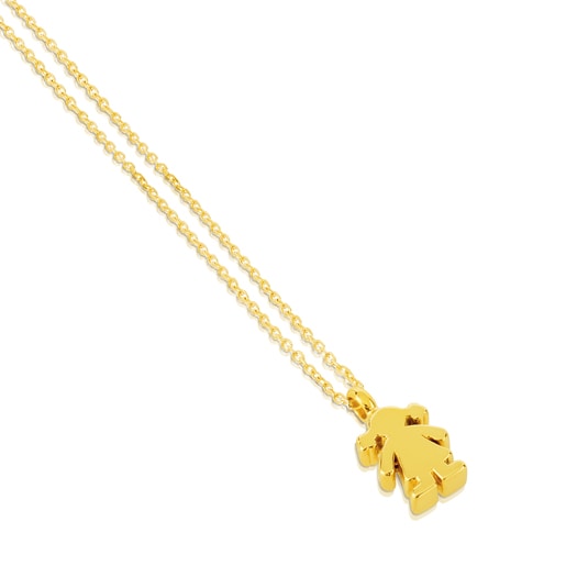 Gold Sweet Dolls Necklace Girl motif