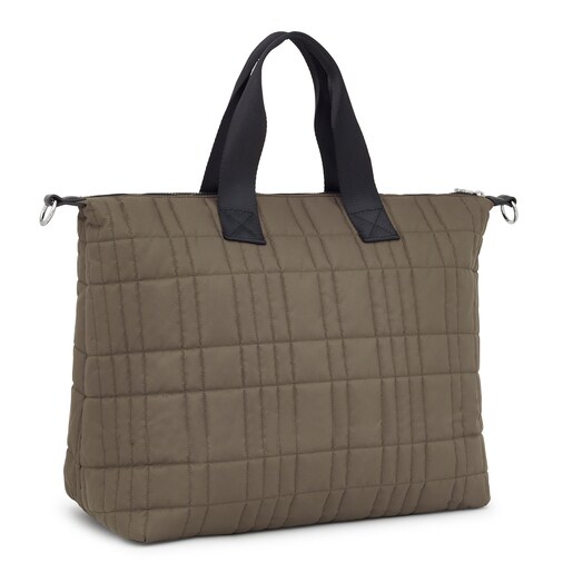 カーキカラーのショッピングバッグ TOUS On The Go