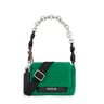 Borsa a tracolla piccola TOUS Empire Fur verde