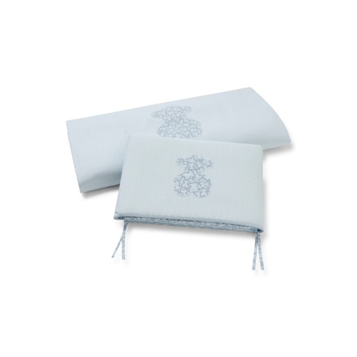 Jogo de berço Kaos Azul Celeste