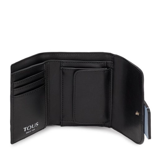 Beige and blue Amaya Kaos Icon Purse