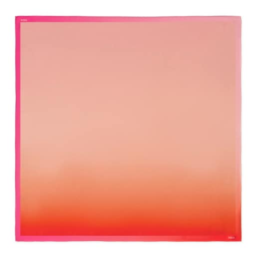 Square orange Scarf TOUS Double Way Gradient