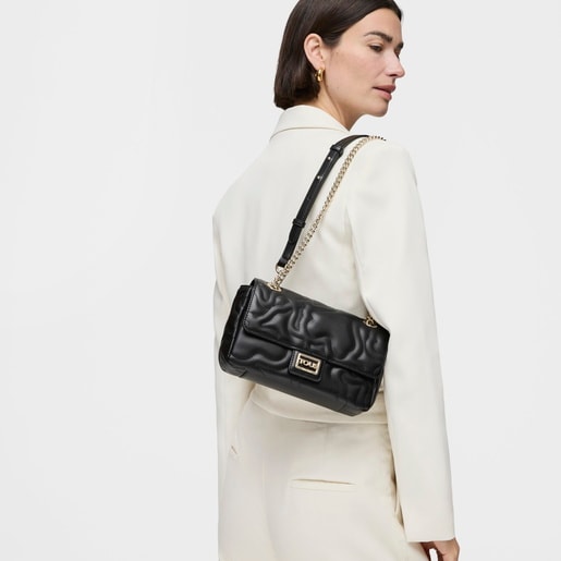 תיק צד Kaos Dream קטן בצבע שחור עם כיסוי