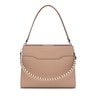 Borsa shopper color tortora media Audree Saffiano