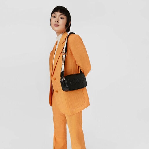 Black TOUS La Rue Crossbody reporter bag