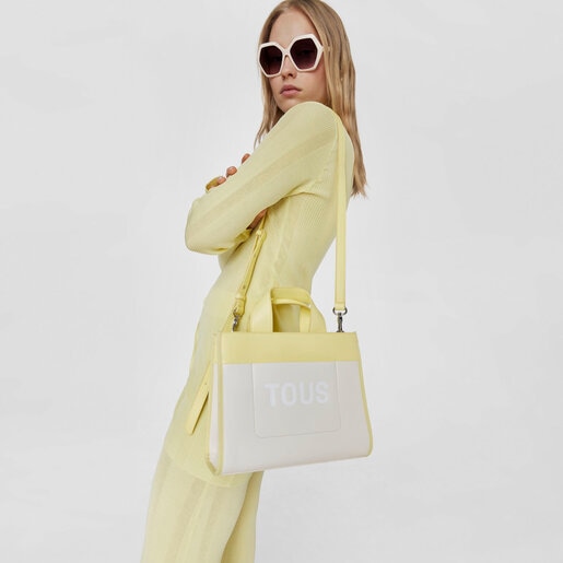 Beige and yellow Shopping bag TOUS Maya | TOUS