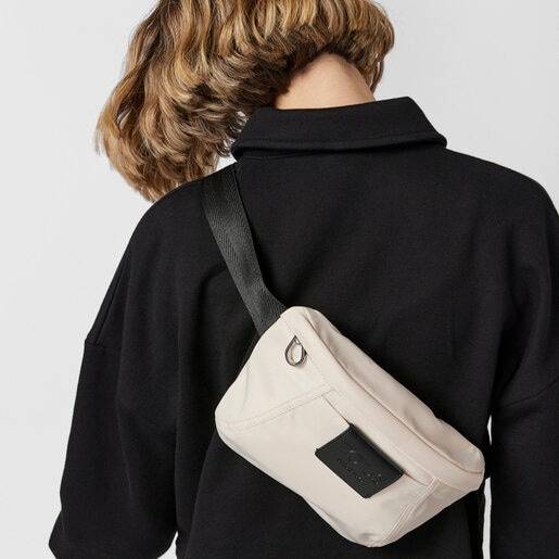 Riñonera Empire Soft Chain beige