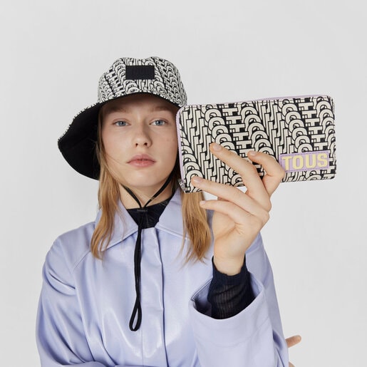 Billetera beige y negra TOUS Vera