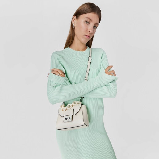 Mini bandolera beige TOUS Sylvia