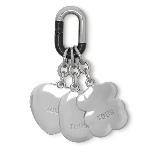 Pack de llaveros colgantes plateado Hold