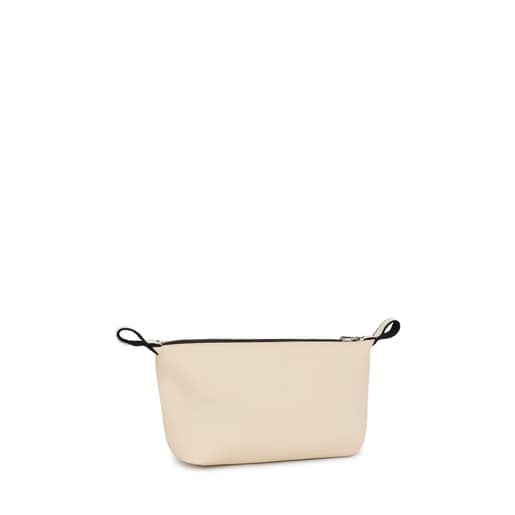 ベージュのメイクポーチ TOUS Balloon Soft