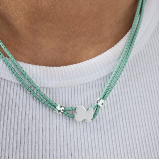 Mint green Sweet Dolls Elastic necklace | TOUS