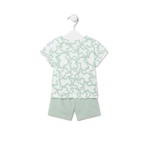 Terry cloth baby outfit in Kaos mist