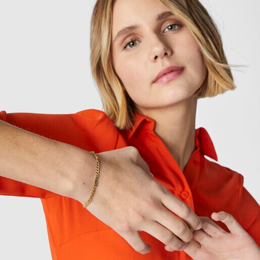 צמיד קרוסוורד גורמט אהבה ורמייל צהוב