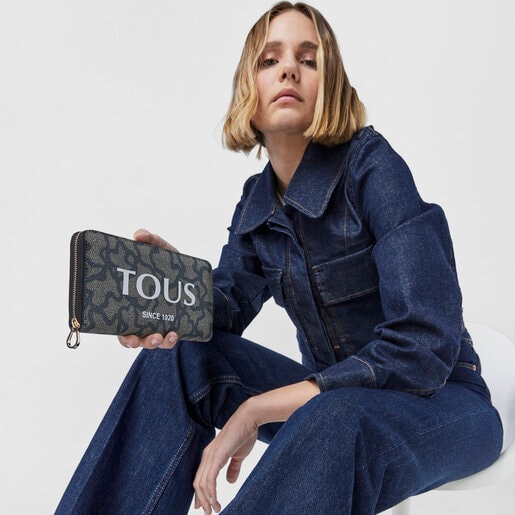 Billetera mediana negra Kaos Legacy