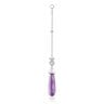 Long white-gold bear Single earring with diamonds and amethyst TOUS Grain
