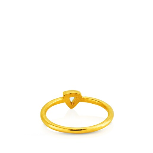 Anillo Gala con baño de oro 18 kt sobre plata