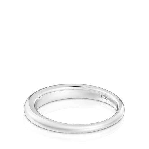 Anillo de plata liso TOUS Motivos