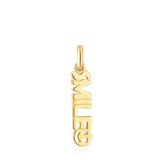 Dije Smile con baño de oro 18 kt sobre plata TOUS Crossword