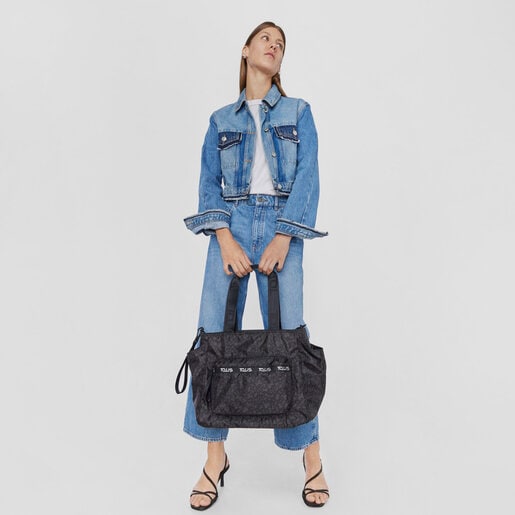 Black-gray Kaos Mini Sport Mommy Bag