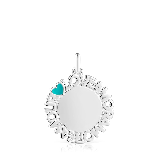 TOUS Crossword Amor Medallion Pendant | TOUS