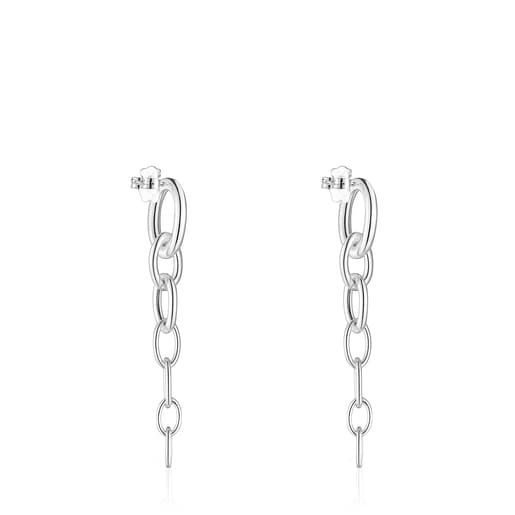 Long TOUS Calin Earrings with rings