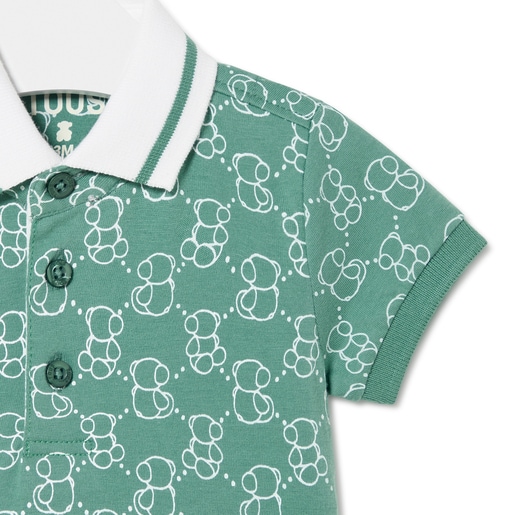 Polo Bold Bear Casual verde