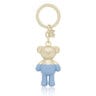 Gold and blue TOUS Teddy Bear Key ring