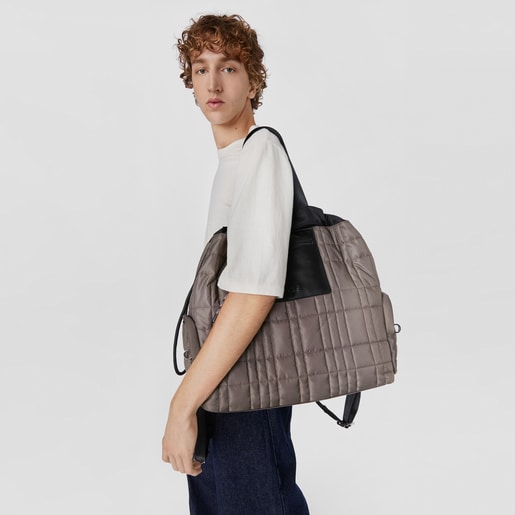 תיק גב TOUS Empire Padded בגודל גדול במיוחד בצבע חאקי