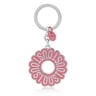 Pink Key ring TOUS Circle Logo