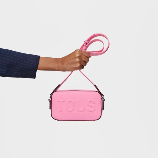 Pink Crossbody reporter bag TOUS La Rue New