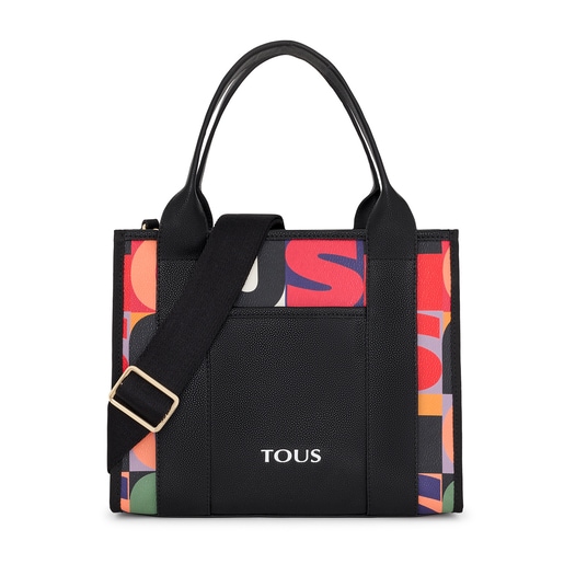 Medium black TOUS Mimic Amaya Shopping Bag | TOUS