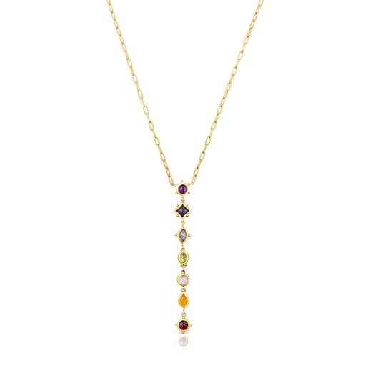 Magic Nature Necklace with gemstone strip | TOUS