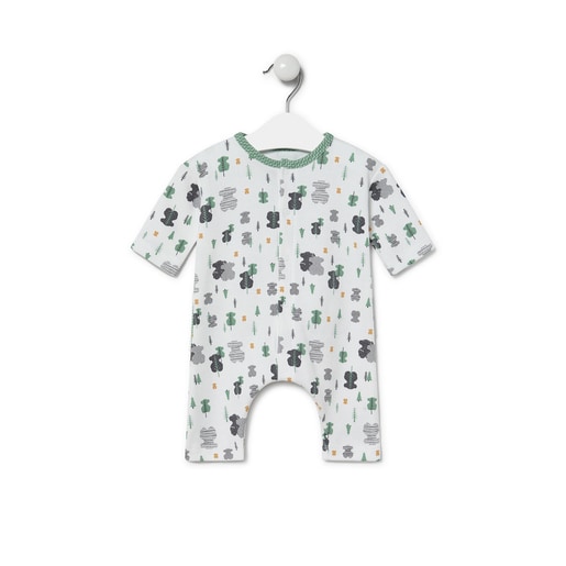 Babygrow com folhos Jungle Bruma