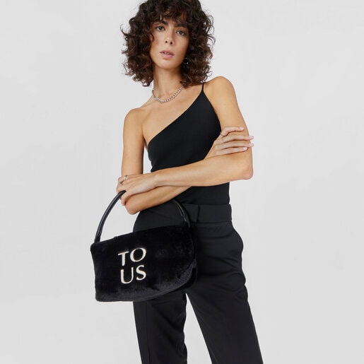 Bolso de hombro negro TOUS Balloon Wild