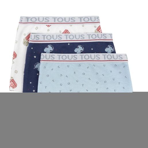 Set de bóxer multiestampado Party Único